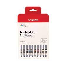 Canon PFI-MBK/PBK/CO/GY/R/C/M/Y/PC/PM 10 Ink Cartridge Multipack - 10-pack - 14.4 ml - grey, yellow, cyan, magenta, red, matte black, photo black, photo cyan, photo magenta, chroma optimiser - original - ink tank - for imagePROGRAF PRO-300
